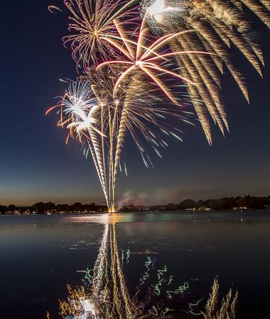 Tichigan Lake Fireworks