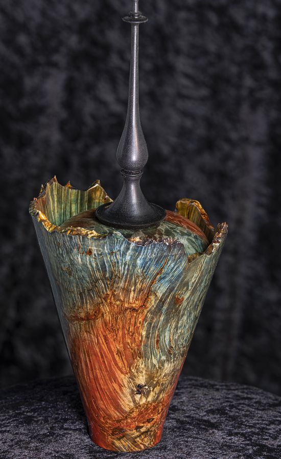 Wood Art Turned Vase